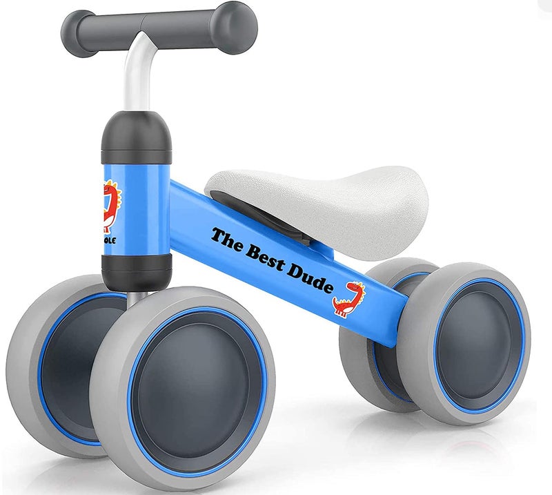 BEKILOLE Balance Bike Toys for 1 2 3 Year Old Boy Gifts, 10-36 Month Toddler Balance Bike,First Riding on Toys, One Year Old Boy Birthday Gifts, 1st Birthday Gifts (Blue) - Image 1